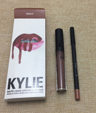 Load image into Gallery viewer, 2018 hot new KYLIE matte lipstick+lips pencil makeup lasting waterproof liquid lip gloss kilie lipstick kyliejenner lip