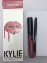 Load image into Gallery viewer, 2018 hot new KYLIE matte lipstick+lips pencil makeup lasting waterproof liquid lip gloss kilie lipstick kyliejenner lip