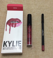 Load image into Gallery viewer, 2018 hot new KYLIE matte lipstick+lips pencil makeup lasting waterproof liquid lip gloss kilie lipstick kyliejenner lip