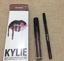 Load image into Gallery viewer, 2018 hot new KYLIE matte lipstick+lips pencil makeup lasting waterproof liquid lip gloss kilie lipstick kyliejenner lip