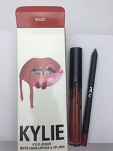 Load image into Gallery viewer, 2018 hot new KYLIE matte lipstick+lips pencil makeup lasting waterproof liquid lip gloss kilie lipstick kyliejenner lip