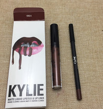 Load image into Gallery viewer, 2018 hot new KYLIE matte lipstick+lips pencil makeup lasting waterproof liquid lip gloss kilie lipstick kyliejenner lip