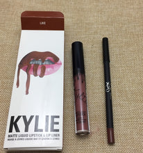 Load image into Gallery viewer, 2018 hot new KYLIE matte lipstick+lips pencil makeup lasting waterproof liquid lip gloss kilie lipstick kyliejenner lip