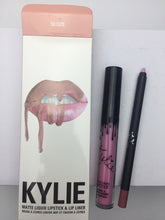 Load image into Gallery viewer, 2018 hot new KYLIE matte lipstick+lips pencil makeup lasting waterproof liquid lip gloss kilie lipstick kyliejenner lip