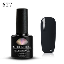 Load image into Gallery viewer, MEET ACROSS 7ml 148 COLORS Nail Polish Nail Art Nail Gel Polish UV LED Gel Polish Semi Permanent Varnish Manicure Lacquer