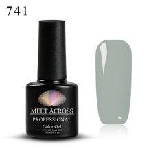 Load image into Gallery viewer, MEET ACROSS 7ml 148 COLORS Nail Polish Nail Art Nail Gel Polish UV LED Gel Polish Semi Permanent Varnish Manicure Lacquer
