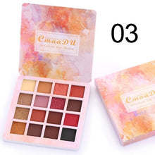 Load image into Gallery viewer, Brand 16Colors Makeup Matte Eyeshadow Pallete Long-lasting Waterproof Eye Shadow Natural Shimmer Eyes Palette Cosmetics TSLM2