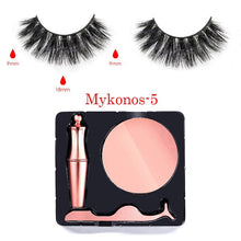 Load image into Gallery viewer, Waterproof EyeLiner Liquid Magnetic Eyeliner Quick dry Eye liner Set Easy To Wear Makeup Cosmetic Rose Gold bottle Eye Liner