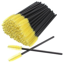 Load image into Gallery viewer, 50Pcs Eyelash Brushes Makeup Brushes Disposable Mascara Wands Applicator Spoolers Eye Lashes Cosmetic Brush Makeup Tools