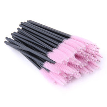Load image into Gallery viewer, 50Pcs Eyelash Brushes Makeup Brushes Disposable Mascara Wands Applicator Spoolers Eye Lashes Cosmetic Brush Makeup Tools
