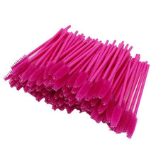 Load image into Gallery viewer, 50Pcs Eyelash Brushes Makeup Brushes Disposable Mascara Wands Applicator Spoolers Eye Lashes Cosmetic Brush Makeup Tools