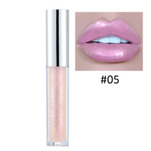 Load image into Gallery viewer, HANDAIYAN Liquid Lipgloss Glitter Lipstick Tint Sexy Lipsticks Pigment Shimmer Lip Gloss Sparkly Lip Stick Makeup Cosmetic