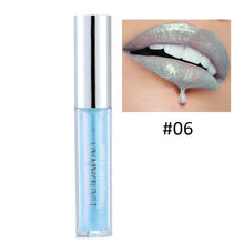 Load image into Gallery viewer, HANDAIYAN Liquid Lipgloss Glitter Lipstick Tint Sexy Lipsticks Pigment Shimmer Lip Gloss Sparkly Lip Stick Makeup Cosmetic