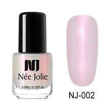 Load image into Gallery viewer, NEE JOLIE 3.5ml Nail Polish 66 Colors Fast Dry Shining Holographic Chameleon Nail Lacquid Summer Rose Gold Glitter Lacquer