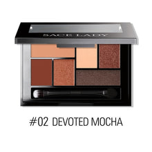 Load image into Gallery viewer, SACE LADY Glitter Eyeshadow Palette Waterproof Makeup Pigment Cosmetics 6 Colors Shimmer Eye Shadow Pallete Matte Naked Make Up
