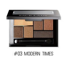 Load image into Gallery viewer, SACE LADY Glitter Eyeshadow Palette Waterproof Makeup Pigment Cosmetics 6 Colors Shimmer Eye Shadow Pallete Matte Naked Make Up