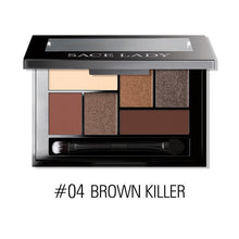 Load image into Gallery viewer, SACE LADY Glitter Eyeshadow Palette Waterproof Makeup Pigment Cosmetics 6 Colors Shimmer Eye Shadow Pallete Matte Naked Make Up