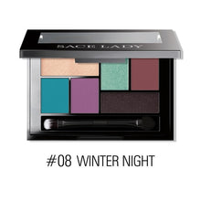 Load image into Gallery viewer, SACE LADY Glitter Eyeshadow Palette Waterproof Makeup Pigment Cosmetics 6 Colors Shimmer Eye Shadow Pallete Matte Naked Make Up