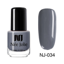 Load image into Gallery viewer, NEE JOLIE Silver Glitter Nail Polish Fast Dry Black Purple Matte Nail Lacquer Varnish Manicure for Nail Art Design