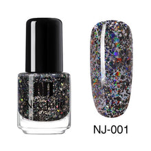 Load image into Gallery viewer, NEE JOLIE Silver Glitter Nail Polish Fast Dry Black Purple Matte Nail Lacquer Varnish Manicure for Nail Art Design
