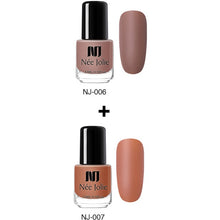 Load image into Gallery viewer, NEE JOLIE Matte Effetc Nail Polish Black Pure Nail Color Pink Nail Art Oily Polish Varnish Manicure Nail Art Lacquer Varnish