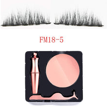 Load image into Gallery viewer, Waterproof EyeLiner Liquid Magnetic Eyeliner Quick dry Eye liner Set Easy To Wear Makeup Cosmetic Rose Gold bottle Eye Liner