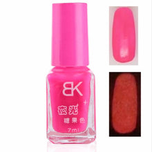 Load image into Gallery viewer, 20colors Candy Nail Art Luminous Paint Nail Polish Neon Nail Lacquer Luminous Fluorescent Nail Gel Glow In The Dark