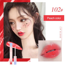 Load image into Gallery viewer, Makeup Matte Liquid Lipstick Mirror Lip Gloss Glitter Waterproof Lip Stick Long Lasting Sexy Red Lip Tint Woman Korean Cosmetic