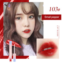 Load image into Gallery viewer, Makeup Matte Liquid Lipstick Mirror Lip Gloss Glitter Waterproof Lip Stick Long Lasting Sexy Red Lip Tint Woman Korean Cosmetic