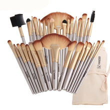 Load image into Gallery viewer, 32Pcs Makeup brushes Sets With Bag Eye shadow Eyebrow highlighter Brush Kits Cosmetic Foundation brushes pincel maquiagem