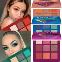 Load image into Gallery viewer, 9 Colors Glitter Eyeshadow Makeup Pallete Matte Eye Shadow Palette Shimmer And Shine Diamond Eyeshadow Powder Pigment Cosmetics