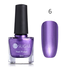 Load image into Gallery viewer, UR SUGAR 6ML Chameleon Nail Polish Romantic Heart Fiery Love Sequins Nail Lacquer Varnish