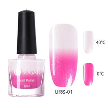 Load image into Gallery viewer, UR SUGAR 6ML Chameleon Nail Polish Romantic Heart Fiery Love Sequins Nail Lacquer Varnish