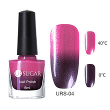 Load image into Gallery viewer, UR SUGAR 6ML Chameleon Nail Polish Romantic Heart Fiery Love Sequins Nail Lacquer Varnish