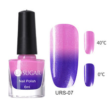 Load image into Gallery viewer, UR SUGAR 6ML Chameleon Nail Polish Romantic Heart Fiery Love Sequins Nail Lacquer Varnish