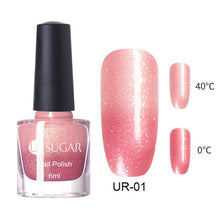Load image into Gallery viewer, UR SUGAR 6ML Chameleon Nail Polish Romantic Heart Fiery Love Sequins Nail Lacquer Varnish