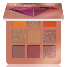 Load image into Gallery viewer, 9 Colors Glitter Eyeshadow Makeup Pallete Matte Eye Shadow Palette Shimmer And Shine Diamond Eyeshadow Powder Pigment Cosmetics