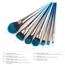 Load image into Gallery viewer, 7/12pcs Pearl Makeup Brush Rainbow Brush Blush Powder Foundation Beauty Tools Contour Brush Make up Brush