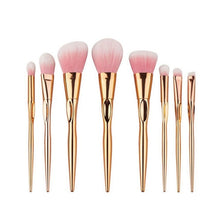 Load image into Gallery viewer, 7/12pcs Pearl Makeup Brush Rainbow Brush Blush Powder Foundation Beauty Tools Contour Brush Make up Brush