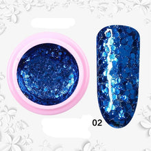 Load image into Gallery viewer, 8ml nail glitter Sequins powder uv gel polish hybrid semi permanent soak off led nail gel varnish long lasting nail Lacquer