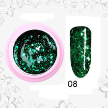 Load image into Gallery viewer, 8ml nail glitter Sequins powder uv gel polish hybrid semi permanent soak off led nail gel varnish long lasting nail Lacquer