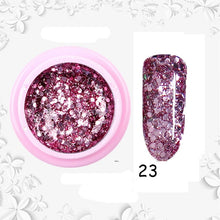 Load image into Gallery viewer, 8ml nail glitter Sequins powder uv gel polish hybrid semi permanent soak off led nail gel varnish long lasting nail Lacquer