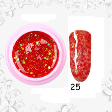 Load image into Gallery viewer, 8ml nail glitter Sequins powder uv gel polish hybrid semi permanent soak off led nail gel varnish long lasting nail Lacquer