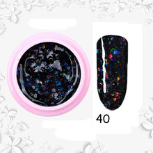 Load image into Gallery viewer, 8ml nail glitter Sequins powder uv gel polish hybrid semi permanent soak off led nail gel varnish long lasting nail Lacquer