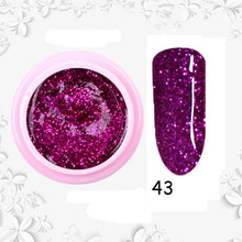 Load image into Gallery viewer, 8ml nail glitter Sequins powder uv gel polish hybrid semi permanent soak off led nail gel varnish long lasting nail Lacquer