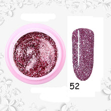 Load image into Gallery viewer, 8ml nail glitter Sequins powder uv gel polish hybrid semi permanent soak off led nail gel varnish long lasting nail Lacquer