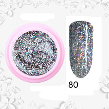 Load image into Gallery viewer, 8ml nail glitter Sequins powder uv gel polish hybrid semi permanent soak off led nail gel varnish long lasting nail Lacquer
