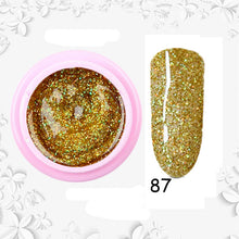 Load image into Gallery viewer, 8ml nail glitter Sequins powder uv gel polish hybrid semi permanent soak off led nail gel varnish long lasting nail Lacquer