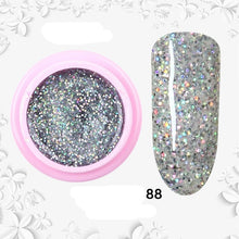 Load image into Gallery viewer, 8ml nail glitter Sequins powder uv gel polish hybrid semi permanent soak off led nail gel varnish long lasting nail Lacquer