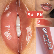 Load image into Gallery viewer, Moisturizing Gloss Plumping Lip Gloss Lip Plumper Makeup Glitter Nutritious Liquid Lipstick Cherry Mineral Oil Clear Lip Gloss